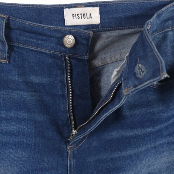 PISTOLA Jeans Raw Hem‎ Skinny High Rise Crop STYLE P6617SSJ-CTL Size 28 - Picture 3 of 12